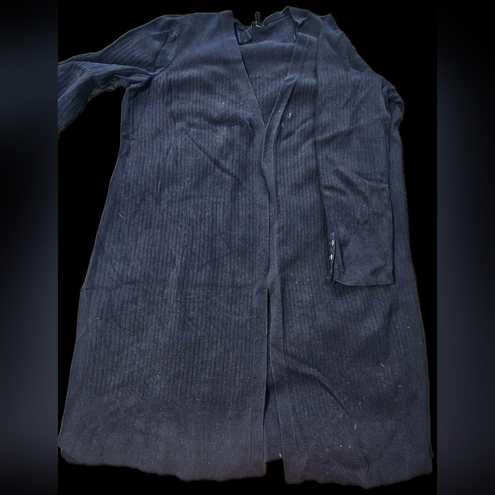 Talbots Navy Blue Cardigan Sweater